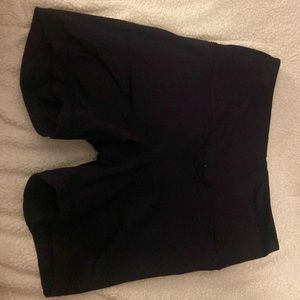 Black biker shorts